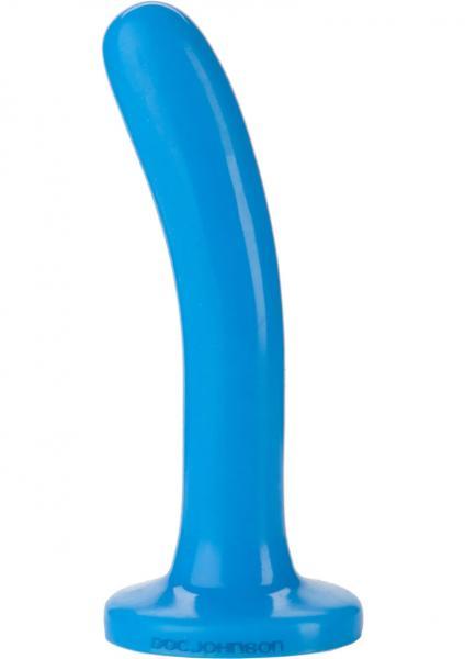 Platinum Premium Silicone The Slim Dildo - Blue