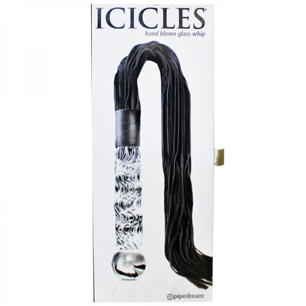 Icicles No 38 Glass Handle Cat O Nine Tails Whip