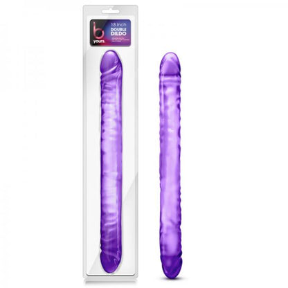 B Yours 18 inches Double Dildo Purple